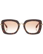 Miu Miu Havana Opal Sunglasses Mu070s - Lyst