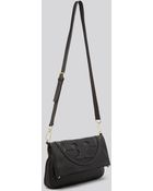 Tory Burch Crossbody - All T Suki Foldover Messenger - Lyst