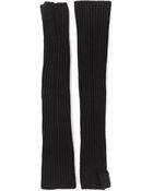 Liska Long Fingerless Gloves - Lyst