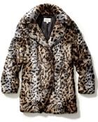 Sabine Faux Fur Animal Coat - Lyst