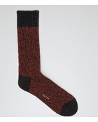 Reiss Goncalo Fisherman Knit Socks - Lyst
