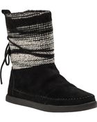 Toms Nepal Boot Black Suede - Lyst