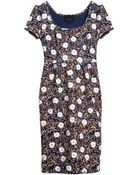 Cynthia Rowley Bonded Cap Sleeve Sheath Dress - Lyst