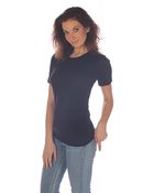 Enza Costa Ruched, Elbow Sleeve Tee - Lyst