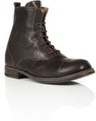 Fiorentini + Baker Leather Lace-Up Boots - Lyst
