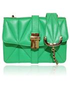 Angel Jackson Quilted Sheep Leather Box Bag - Lyst