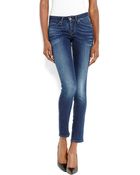 Levi's Bold Curve Mid Rise Skinny Jeans - Lyst