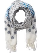Chan Luu Viscose Polka Dot Scarf - Lyst