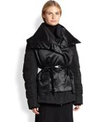 Donna Karan New York Double-Layer Puffer Jacket - Lyst