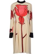 Marni Kneelength Dress - Lyst