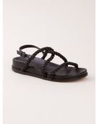 Osklen Flat Sandals - Lyst