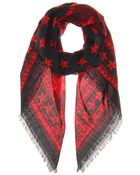 Givenchy Printed Wool Scarf - Lyst