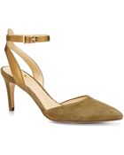C. Wonder Suede Pointed Toe Kitten Heel Pump - Lyst