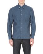 Beams Plus Striped Regular-fit Cotton Shirt - Lyst