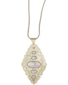 Kendra Scott 14K Stevie Pendant Necklace - Lyst