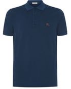 Burberry Brit Metal Logo Polo Shirt - Lyst