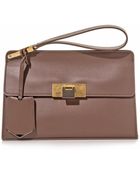 Balenciaga Le Dix Pochette Leather Clutch - Lyst