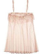 Agent Provocateur Ambrose Swiss-Dot Tulle Chemise - Lyst