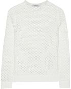 T By Alexander Wang Open-Knit Sweater - Lyst
