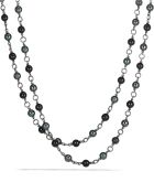 David Yurman Bead Necklace With Black Onyx And Hematine - Lyst