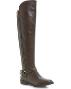 Steve Madden Skippur Sm Leather Knee-high Boots - Lyst