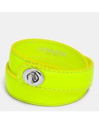Coach C.O.A.C.H. Double Wrap Turnlock Bracelet - Lyst