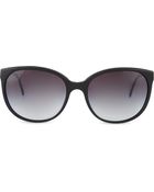 Burberry Round Sunglasses - Lyst
