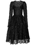 Dolce & Gabbana Floral Appliquã© Lace Dress - Lyst