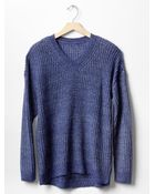 Gap V-Neck Sweater Tunic - Lyst