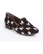 Isaac Mizrahi New York Zarek Smoking Flats - Lyst