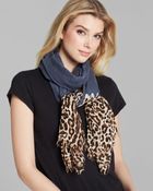 Lauren by Ralph Lauren Leopard Ends Scarf - Lyst