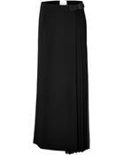 Iceberg Pleated Wrap Maxi Skirt - Lyst
