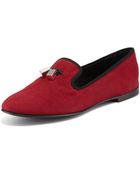 Giuseppe Zanotti Metallic Tassel Suede Loafer - Lyst