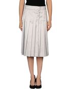 D&G Knee Length Skirt - Lyst