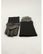 Ferragamo Buckle Detail Gloves - Lyst