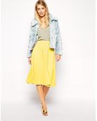 Asos Full Midi Skirt - Lyst