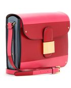 Valentino Rivet Leather Shoulder Bag - Lyst