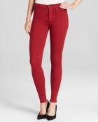 Hudson Jeans - Nico Mid Rise Super Skinny In Cinnabar - Lyst