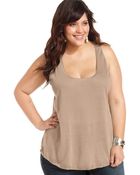 American Rag Plus Size Sleeveless Racerback Tank Top - Lyst