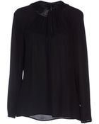 Ralph Lauren Black Label Blouse - Lyst