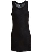 Ann Demeulemeester Sheer Knit Tank Top - Lyst