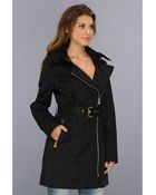 MICHAEL Michael Kors Asymmetrical Trench - Lyst