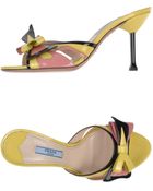 Prada Sandals - Lyst