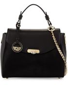 Versace Small Top Handle Leather Satchel Bag - Lyst