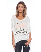 Wildfox Couture Dancin Tee - Lyst