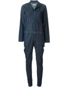 6397 Denim Jumpsuit - Lyst