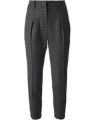 Brunello Cucinelli Tapered Trouser - Lyst