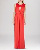 BCBGeneration Maxi Dress - Shirred Chiffon - Lyst