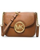 Michael Kors Fulton Leather Small Crossbody - Lyst
