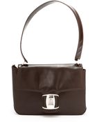 Ferragamo Vara Shoulder Bag - Lyst